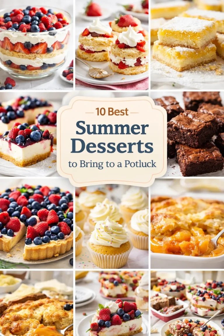 10 Best Summer Desserts to Bring to a Potluck
