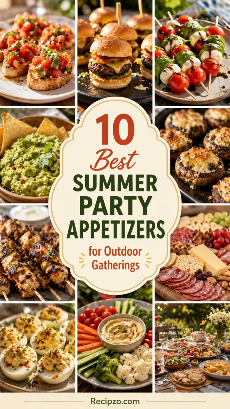 10 Best Summer Party Appetizers for Outdoor Gatherings