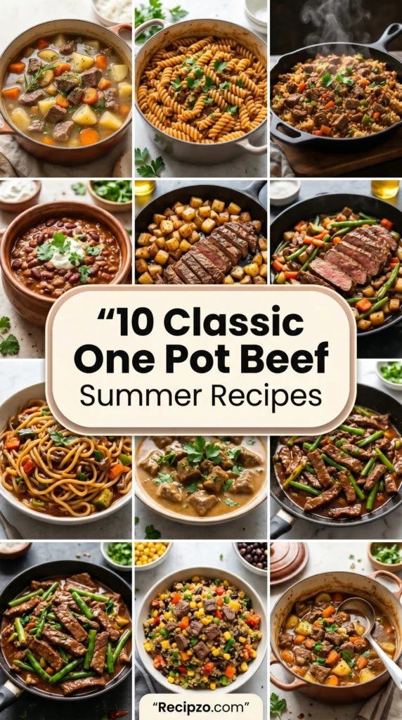 10 Classic One Pot Beef Summer Recipes