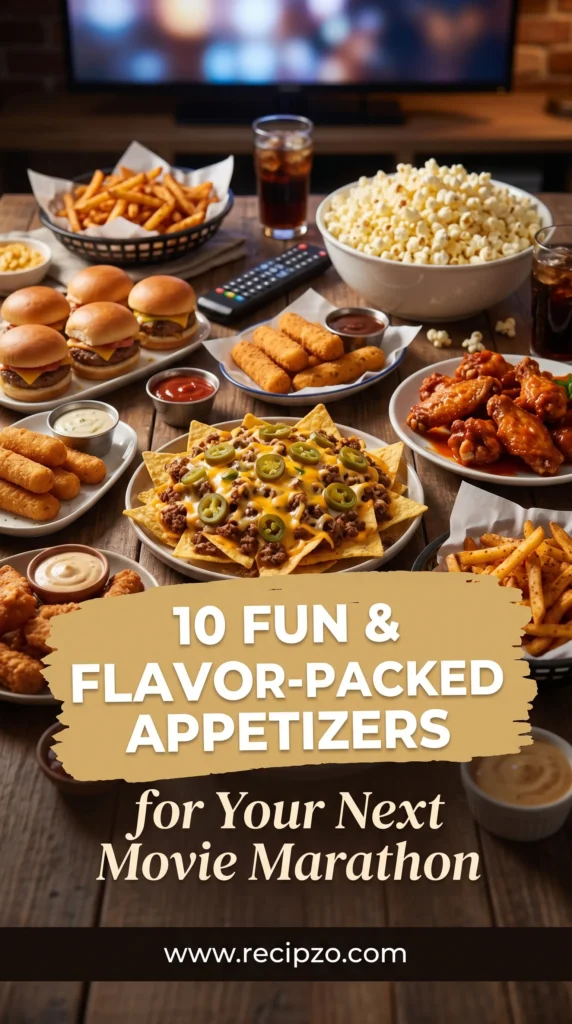 10 Fun & Flavor-Packed Appetizers for Your Next Movie Marathon