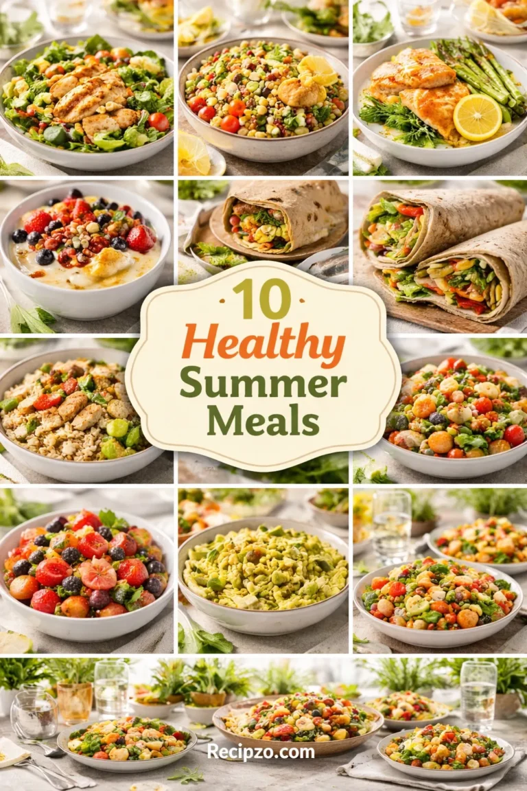 10 Healthy Summer Meals That Feel Light but Satisfying