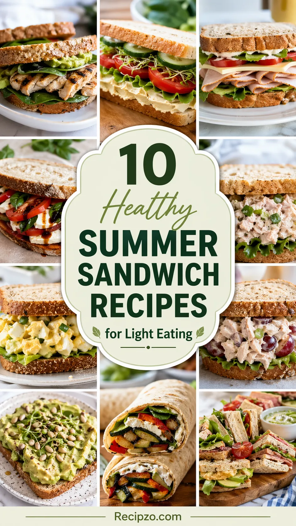 10 Healthy Summer Sandwich Recipes for Light Eating