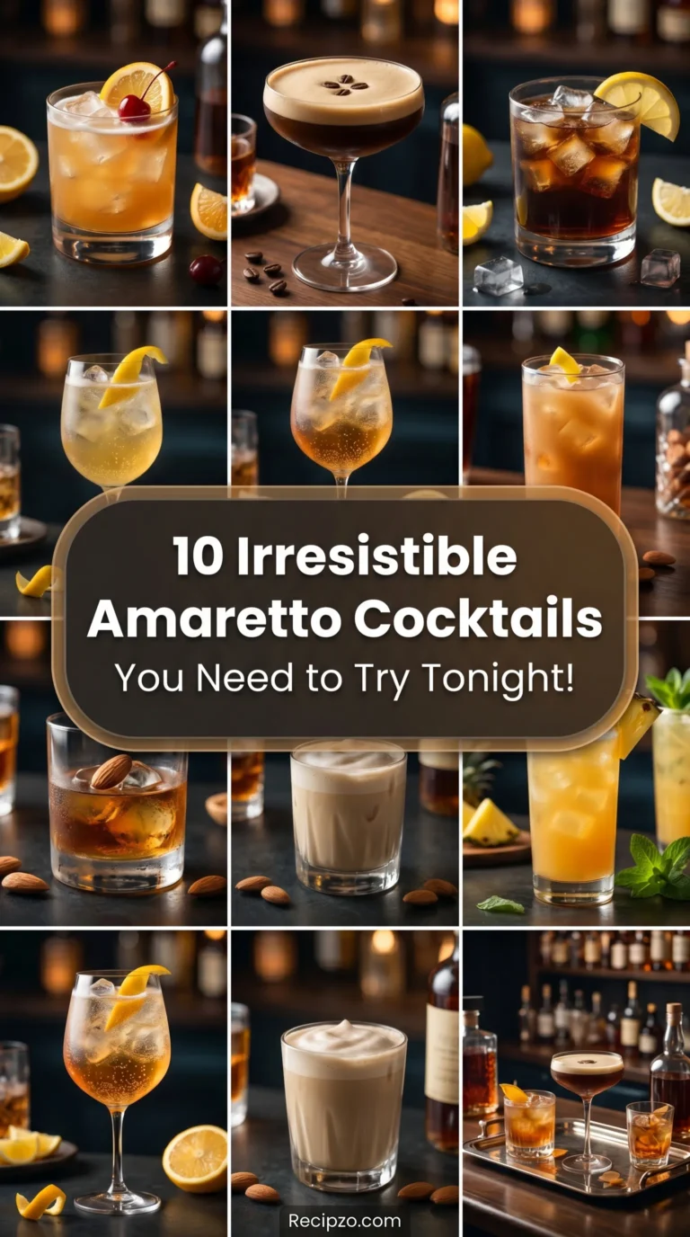 10 Irresistible Amaretto Cocktails You Need to Try Tonight!