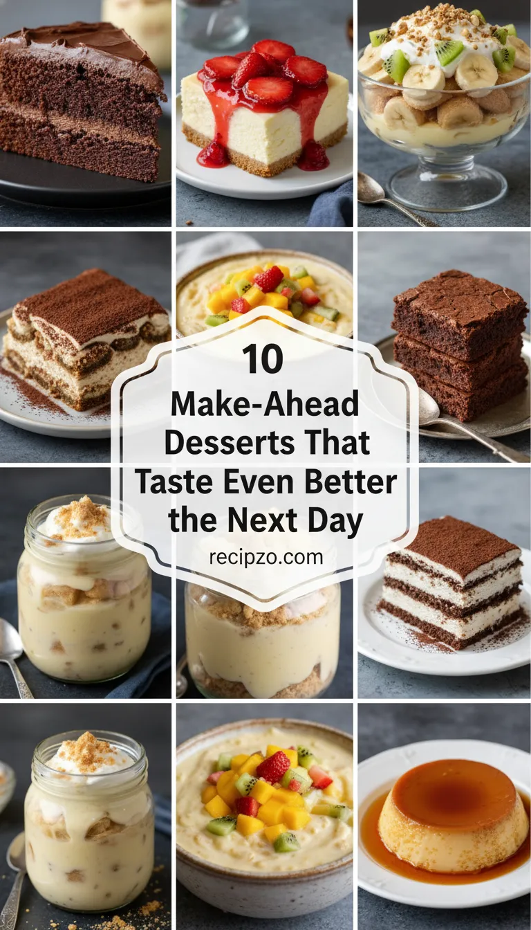 10 Make-Ahead Desserts That Taste Even Better the Next Day