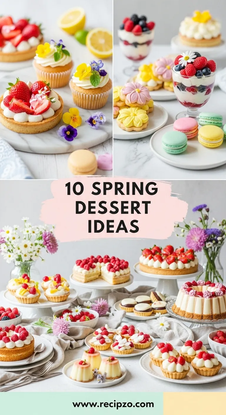 10 Spring Dessert Ideas That Look Just as Good as They Taste