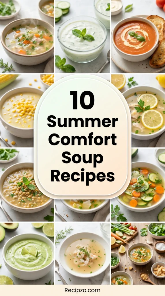 10 Summer Comfort Soup Recipes That Warm You From the Inside Out