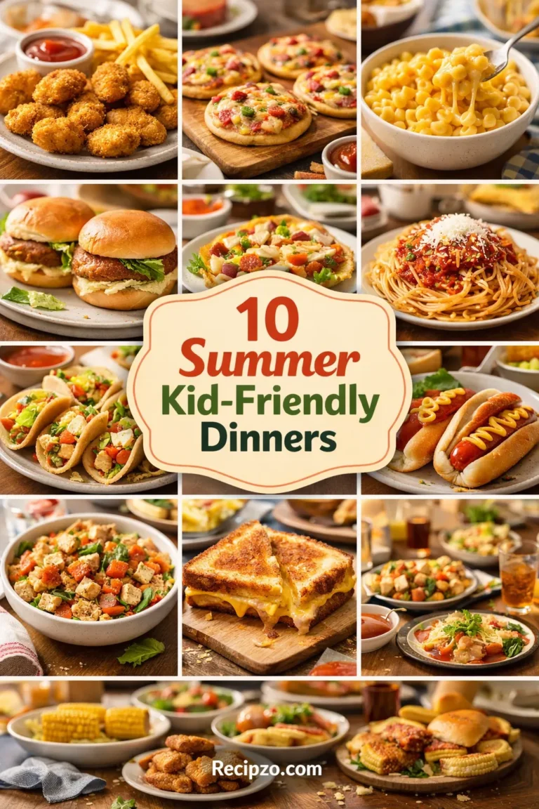 10 Summer Kid-Friendly Dinners for Stress-Free Family Meals