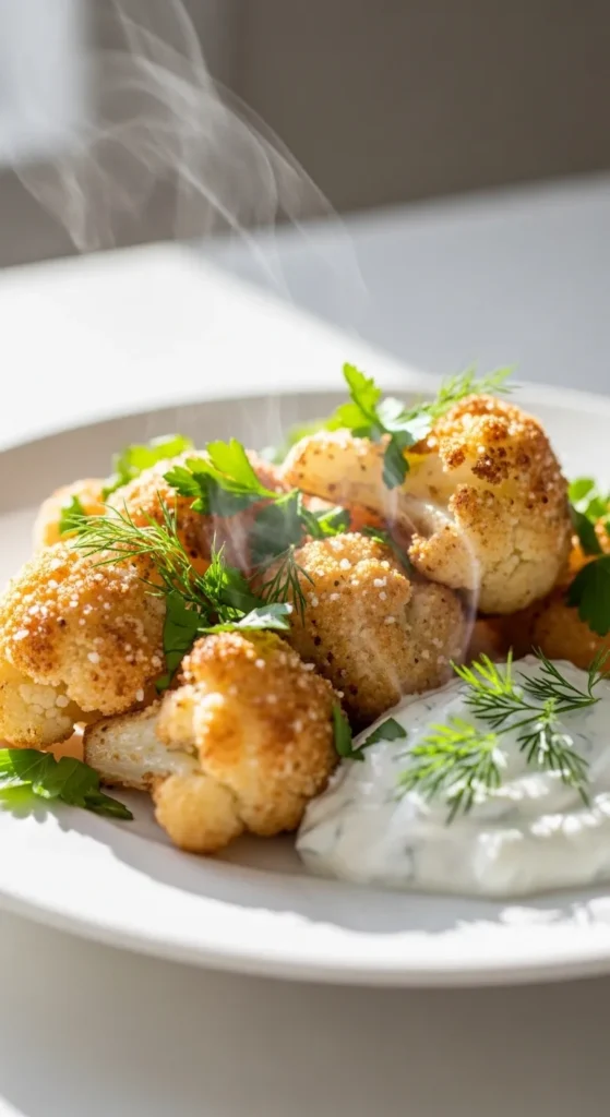 Air Fryer Cauliflower Bites