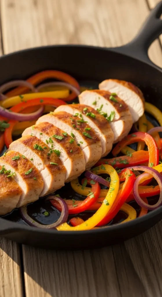 Air Fryer Chicken Fajitas