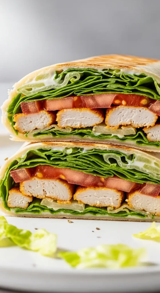 Air Fryer Chicken Wraps