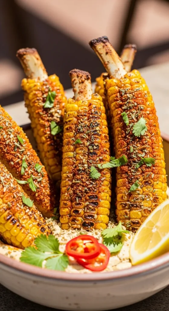 Air Fryer Corn Ribs