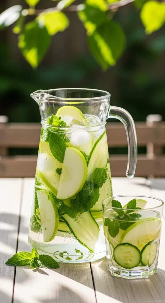 Apple Cucumber Detox Drink