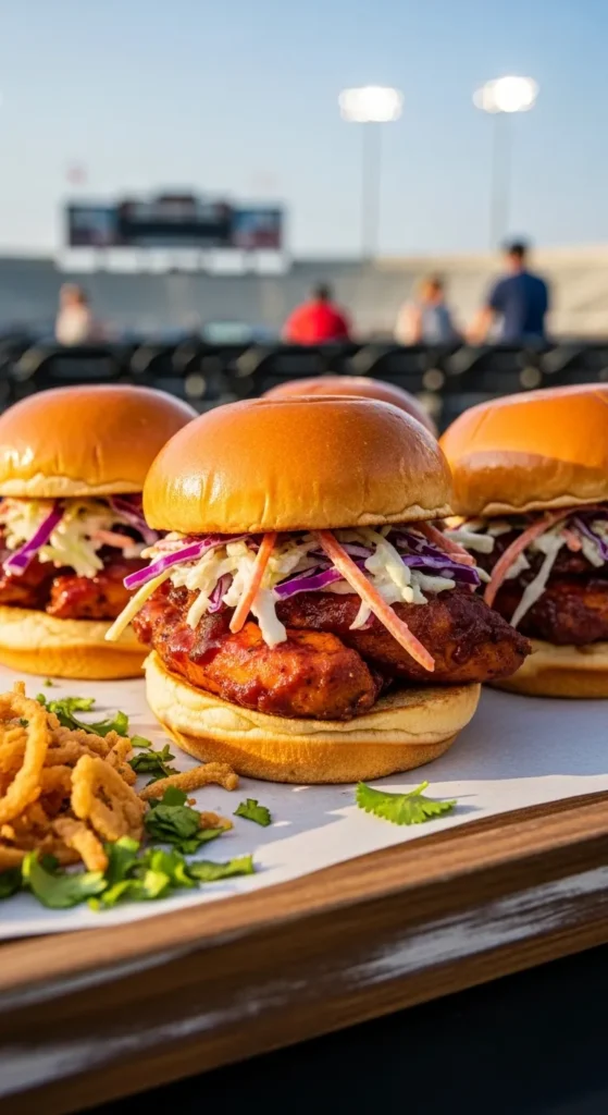 BBQ Chicken Sliders