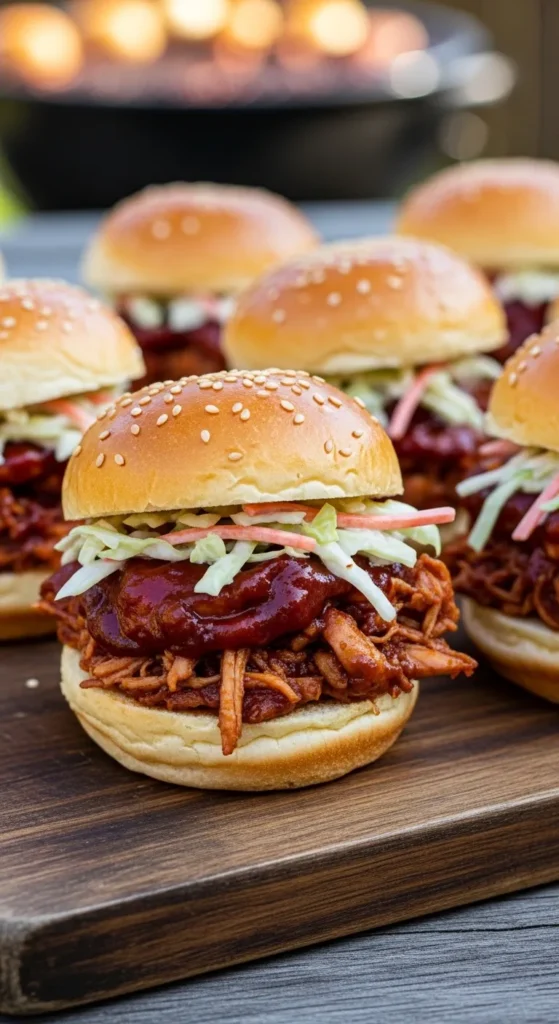 BBQ Chicken Sliders