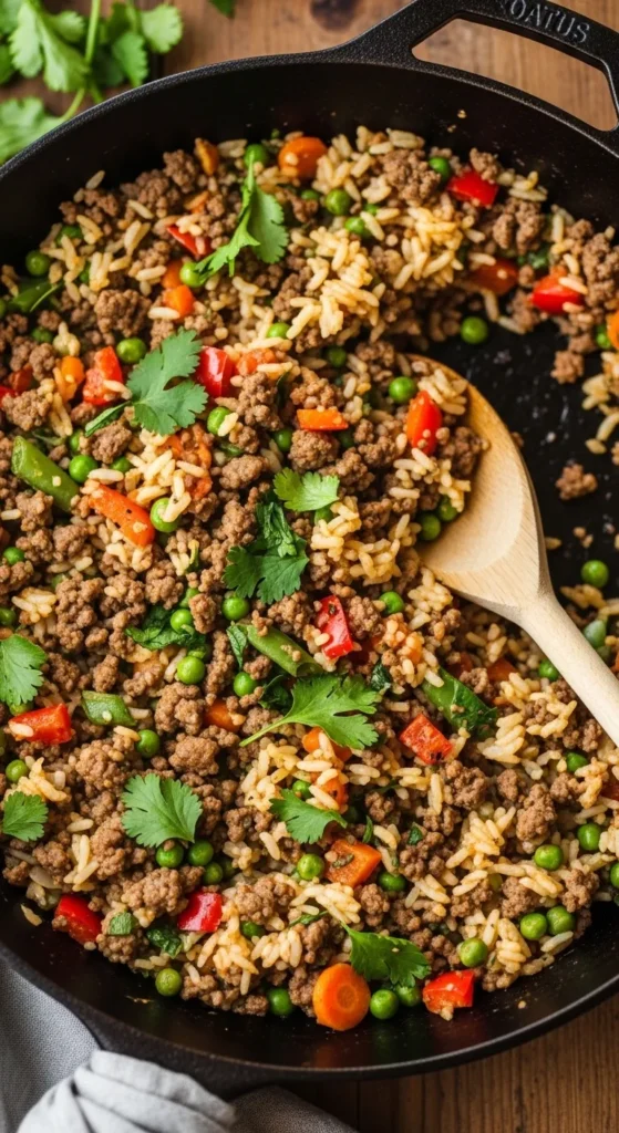 Beef and Rice Skillet