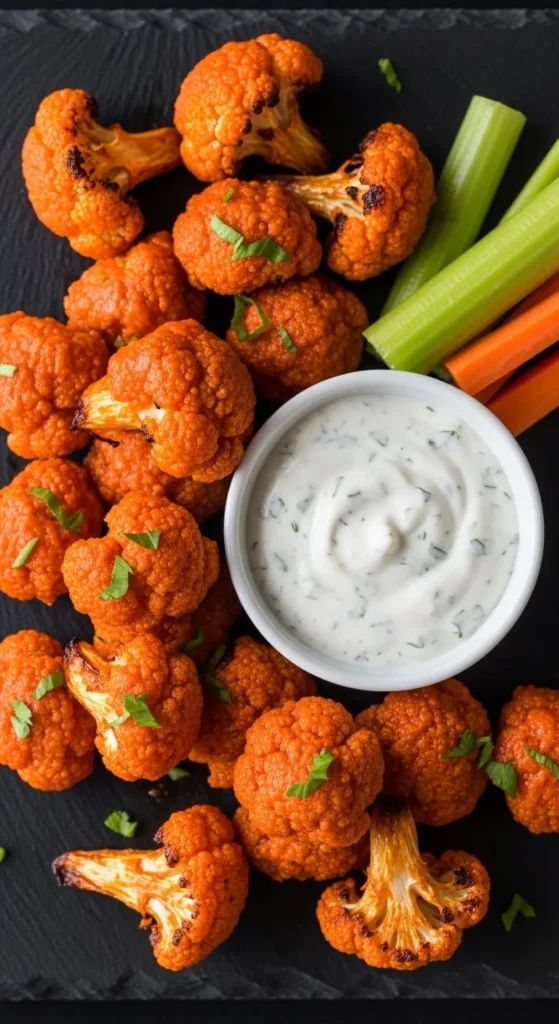 Buffalo Cauliflower Bites