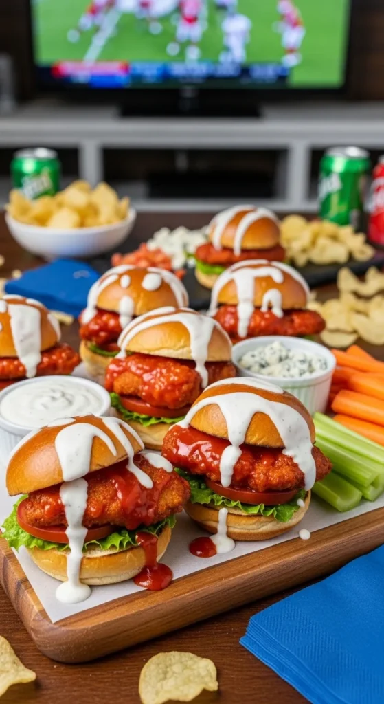 Buffalo Chicken Sliders