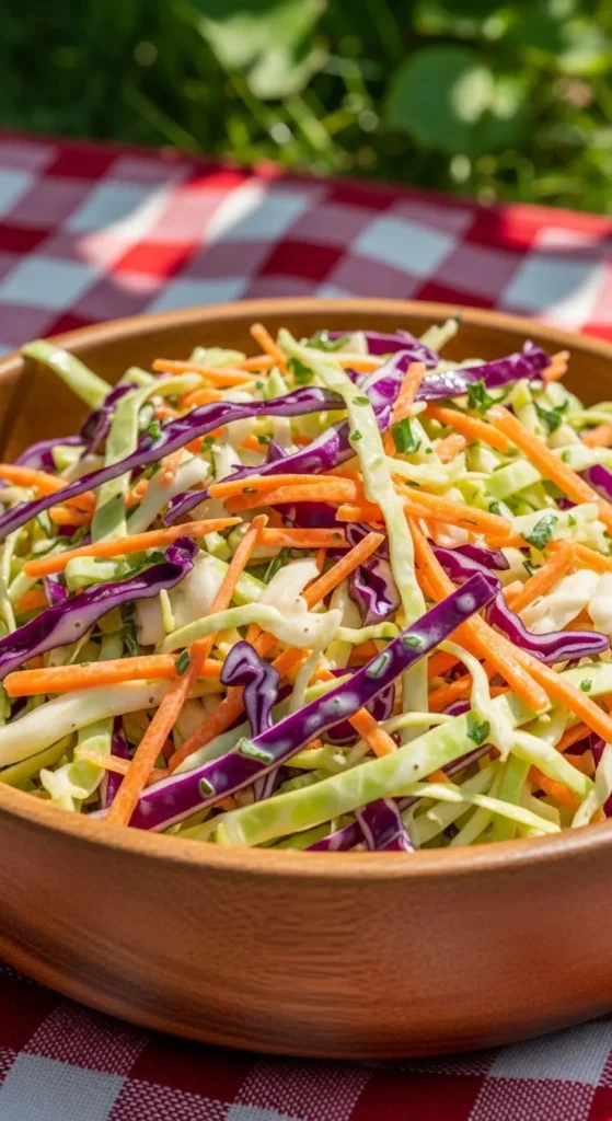 Cabbage Slaw with Light Dressing