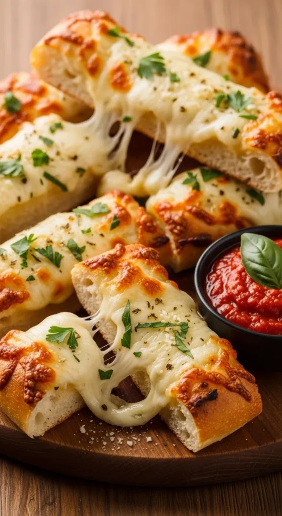 Cheesy Garlic Breadsticks