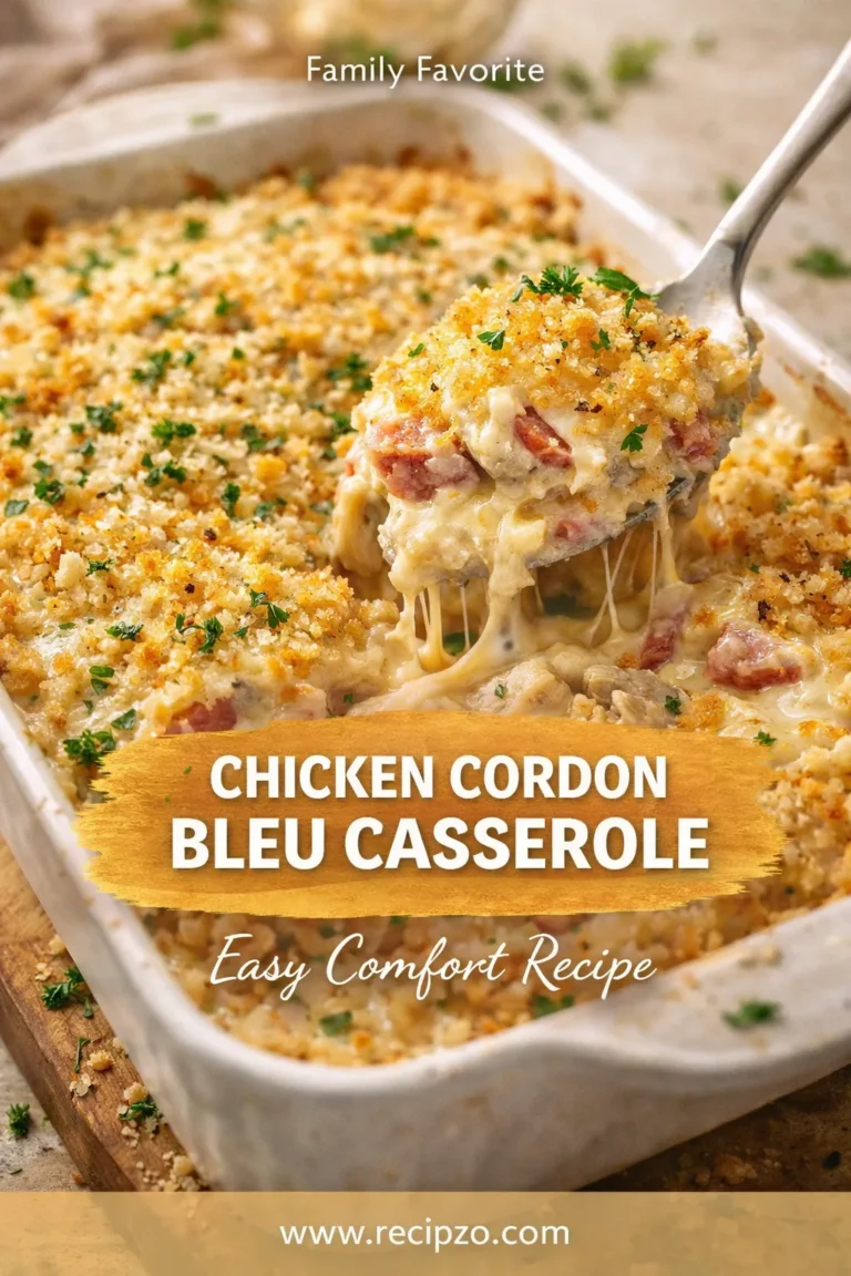 Chicken Cordon Bleu Casserole Recipe for Summer