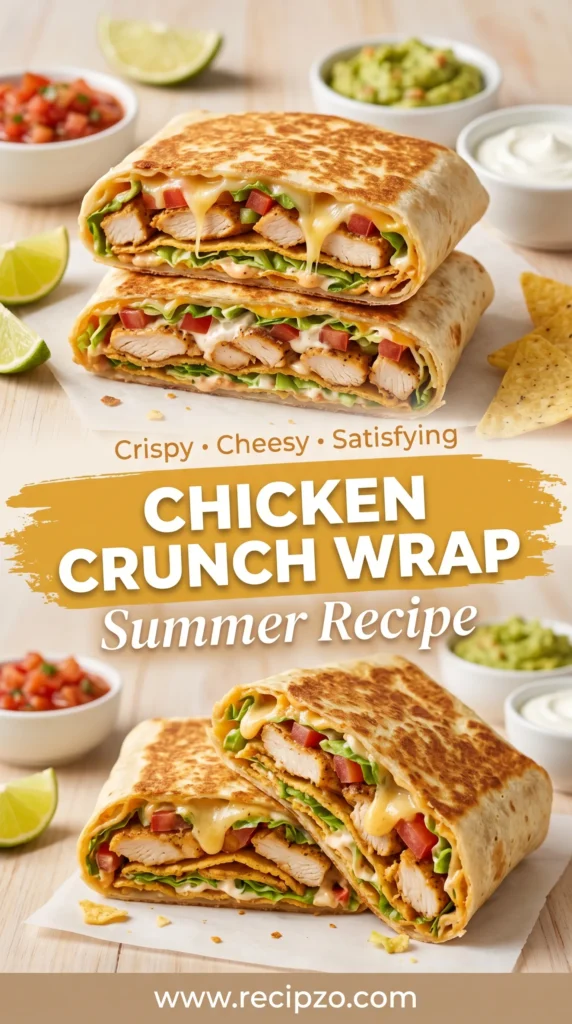 Chicken Crunch Wrap Summer Recipe