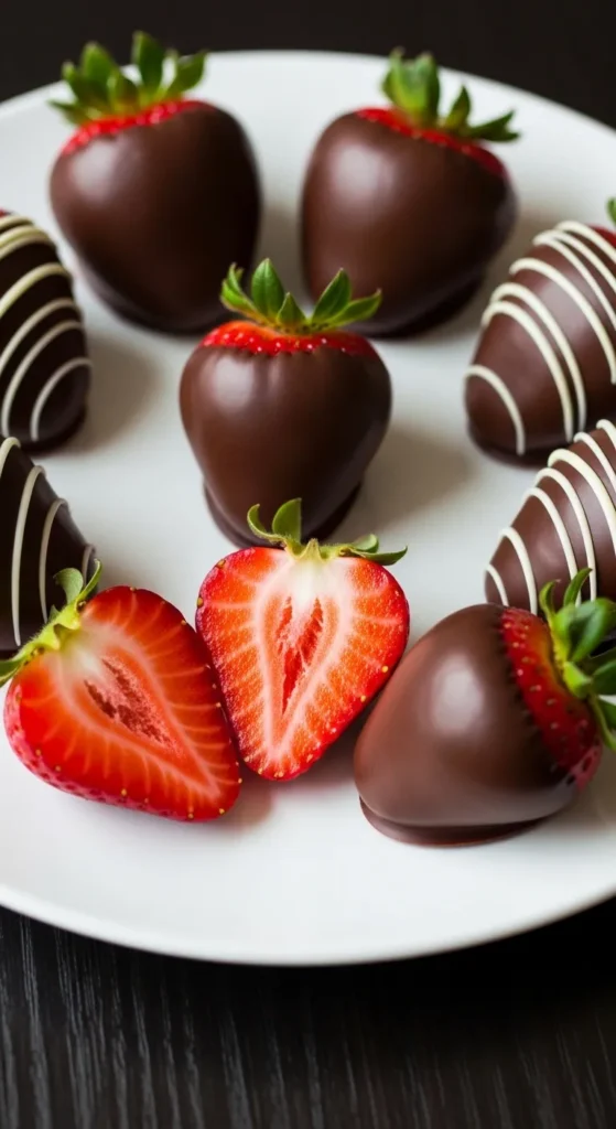 Chocolate-Dipped Strawberries
