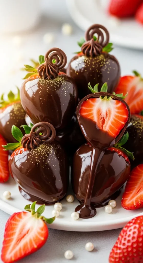 Chocolate-Dipped Strawberries
