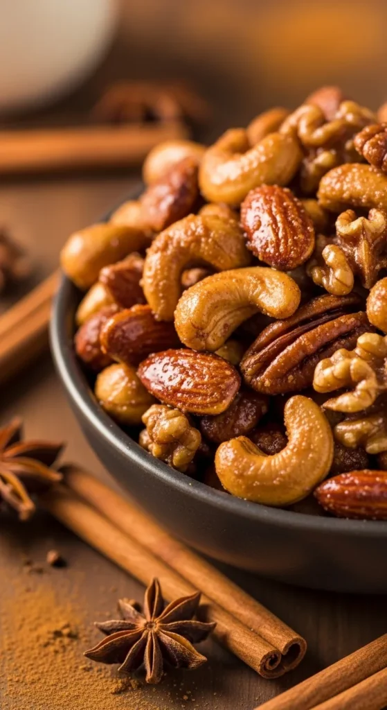 Cinnamon Spiced Nuts
