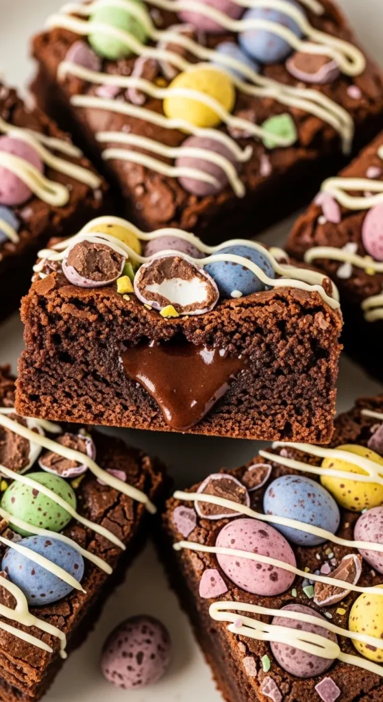 Classic Mini Eggs Fudgy Brownies