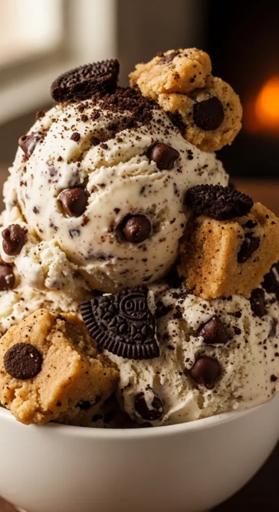 Cookie Dough Cookies and Cream