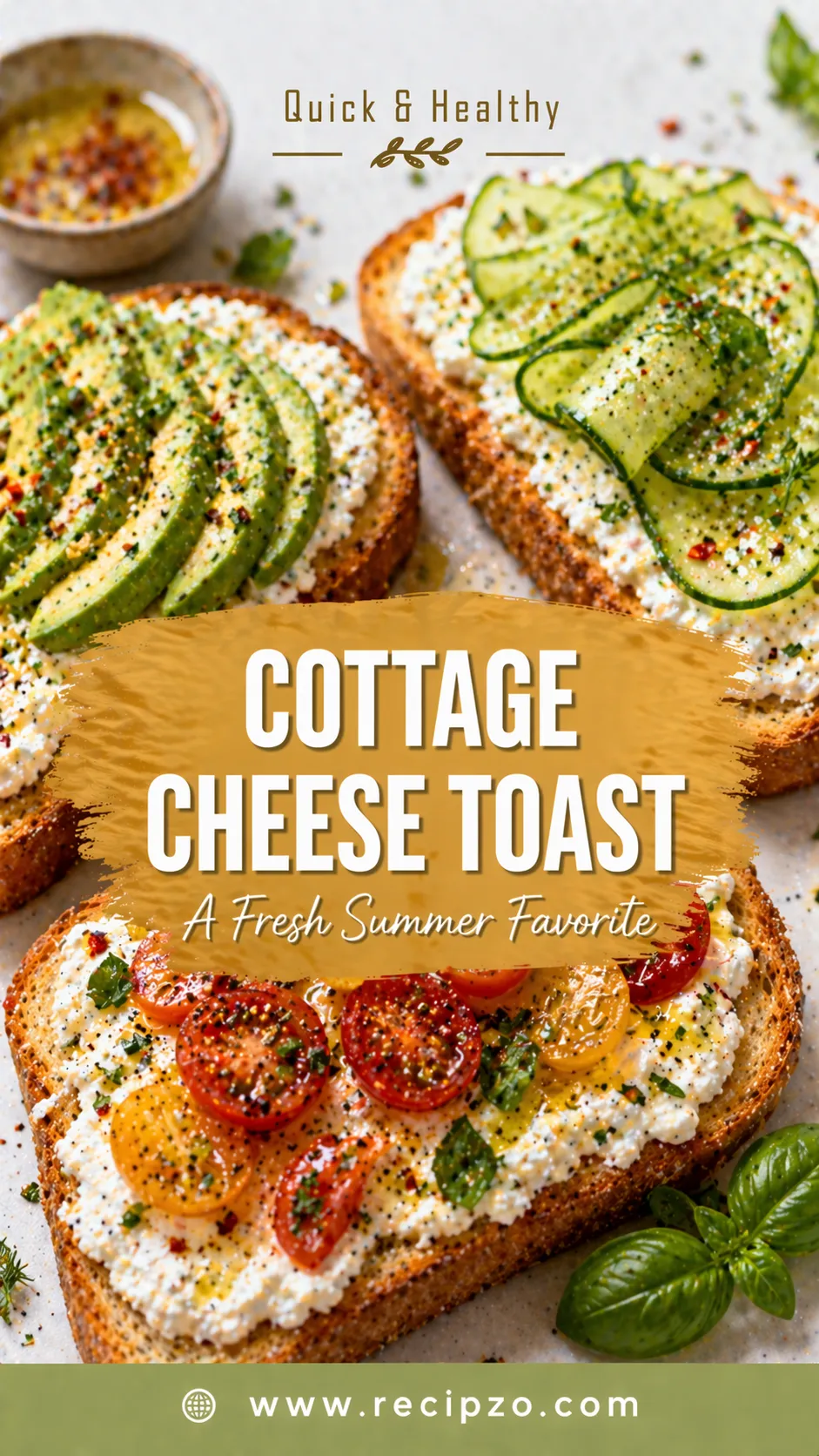 Cottage Cheese Toast – A Fresh Summer Favorite