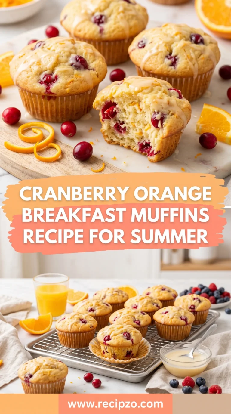 Cranberry Orange Breakfast Muffins Recipe For Summer