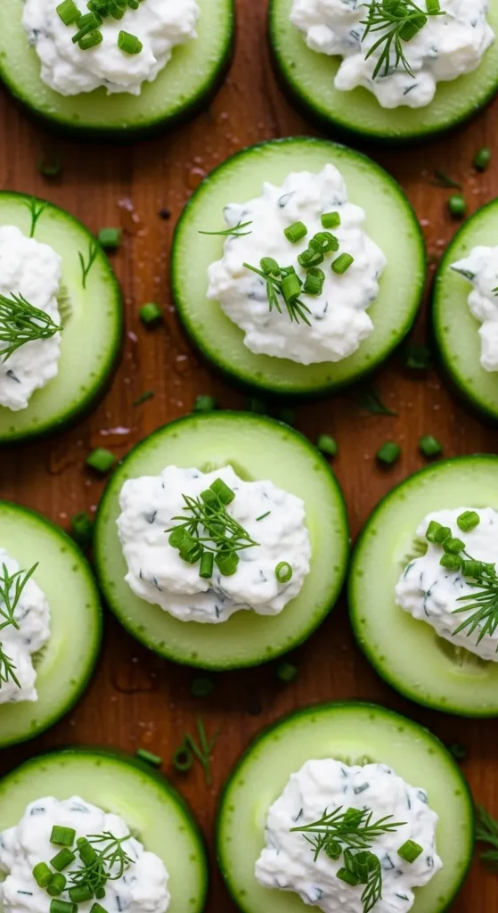 Cucumber Cream Cheese Bites
