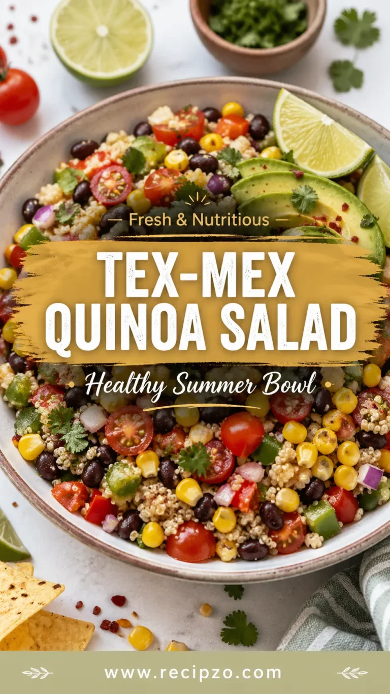 Fresh Tex-Mex Quinoa Salad (Healthy Summer Bowl)