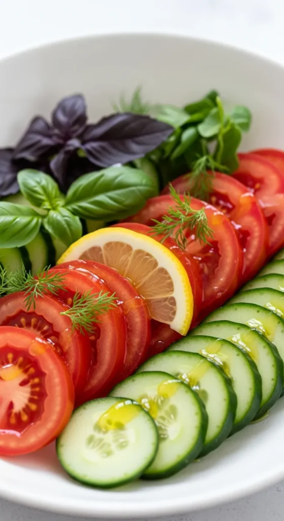 Fresh Tomato and Cucumber Salad