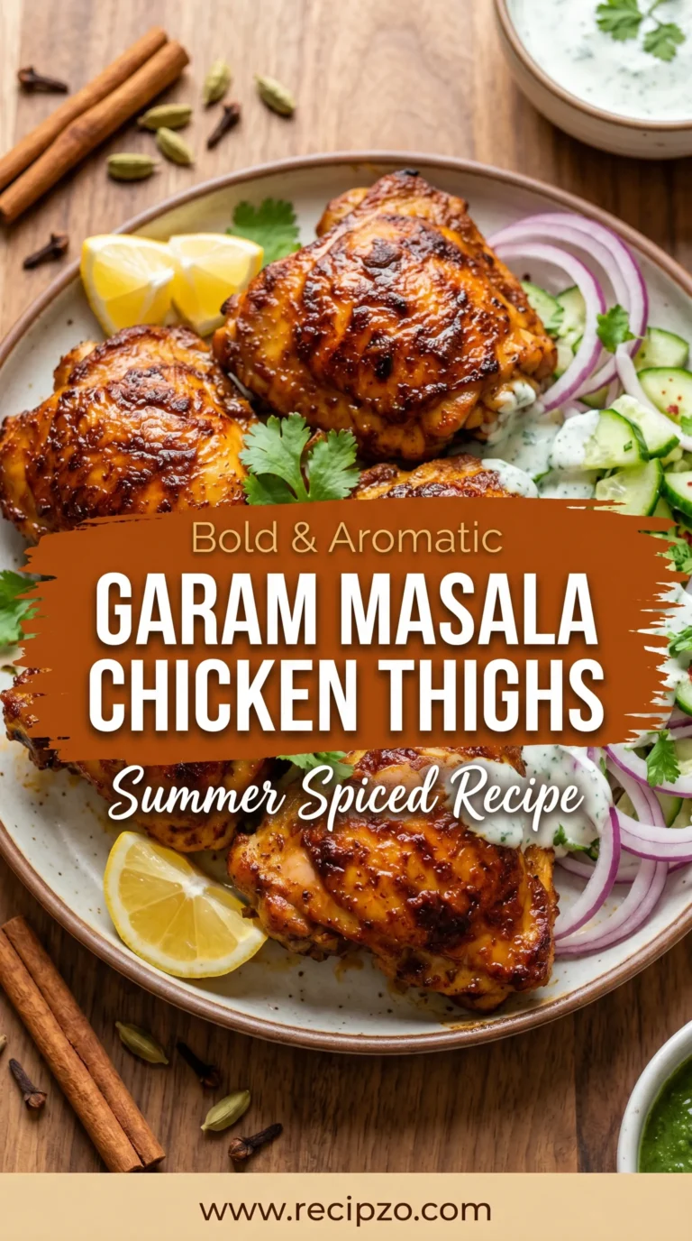 Garam Masala Chicken Thighs Summer Recipe