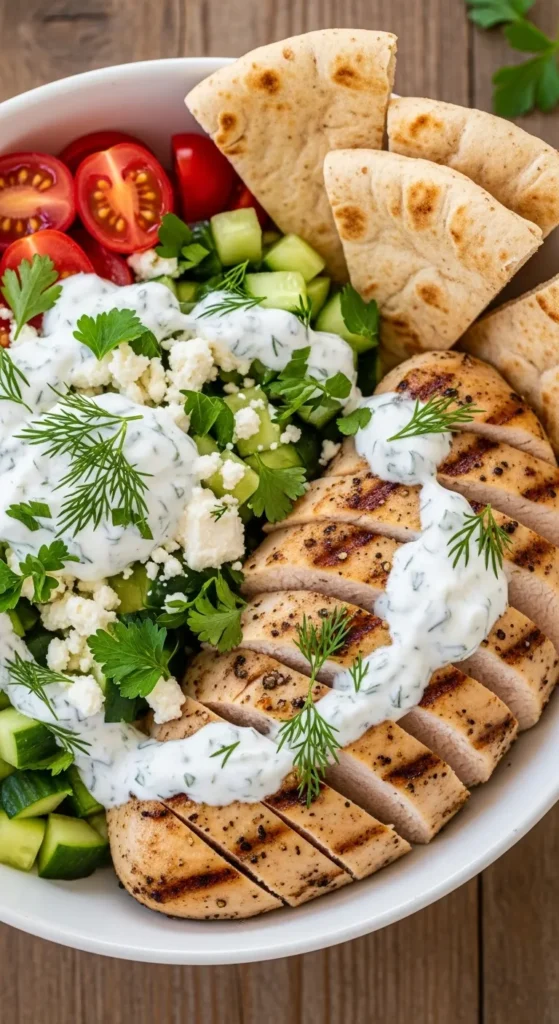 Greek Yogurt Chicken Bowl