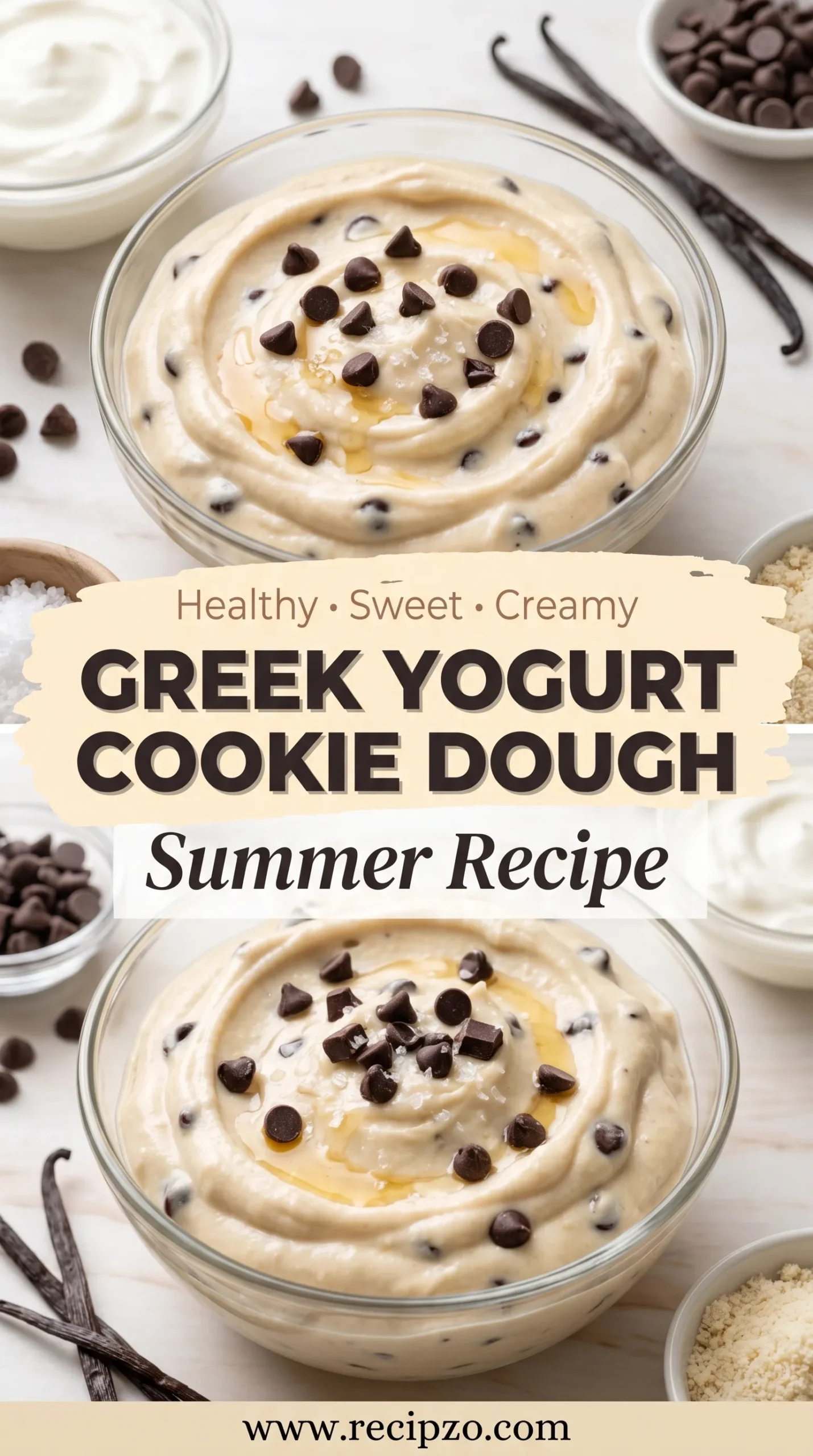 Greek Yogurt Cookie Dough (Summer Recipe)