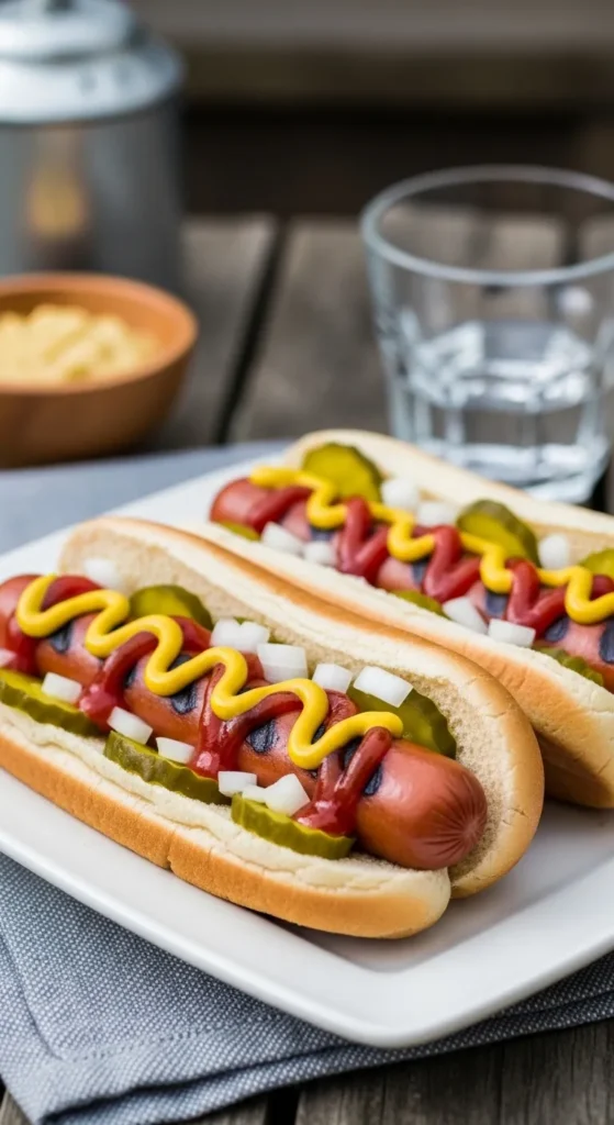 Grilled Hot Dogs
