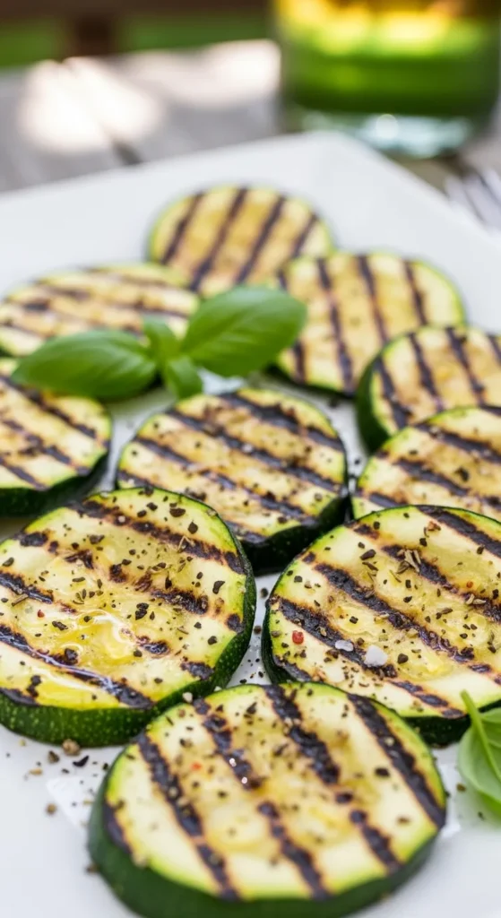Grilled Zucchini Slices