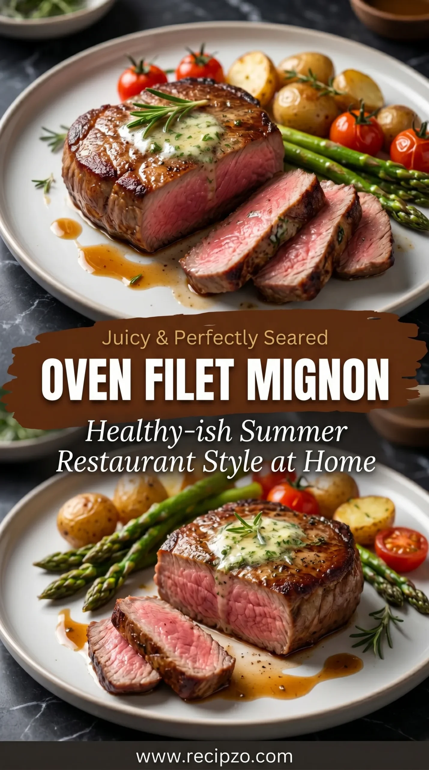 Healthy-ish Oven Filet Mignon Recipe for Summer (Restaurant-Style at Home)