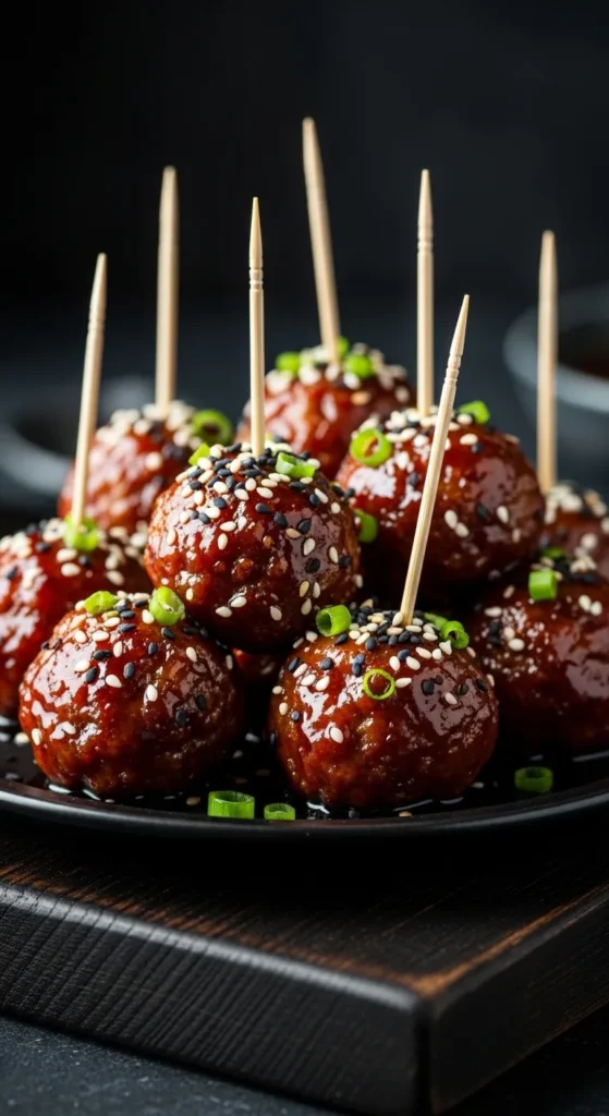 Honey Garlic Meatballs