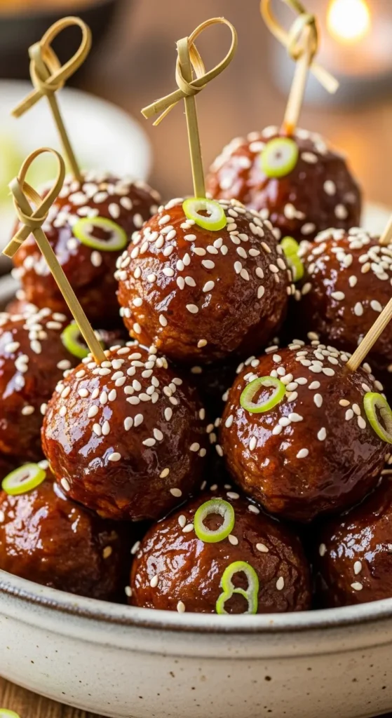 Honey Garlic Meatballs