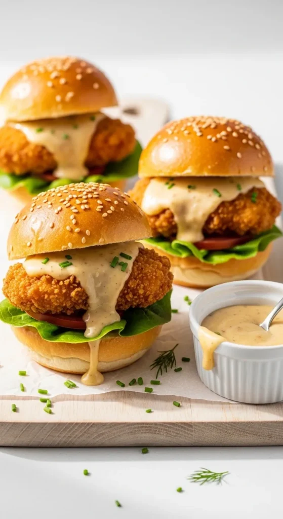 Honey Mustard Chicken Sliders