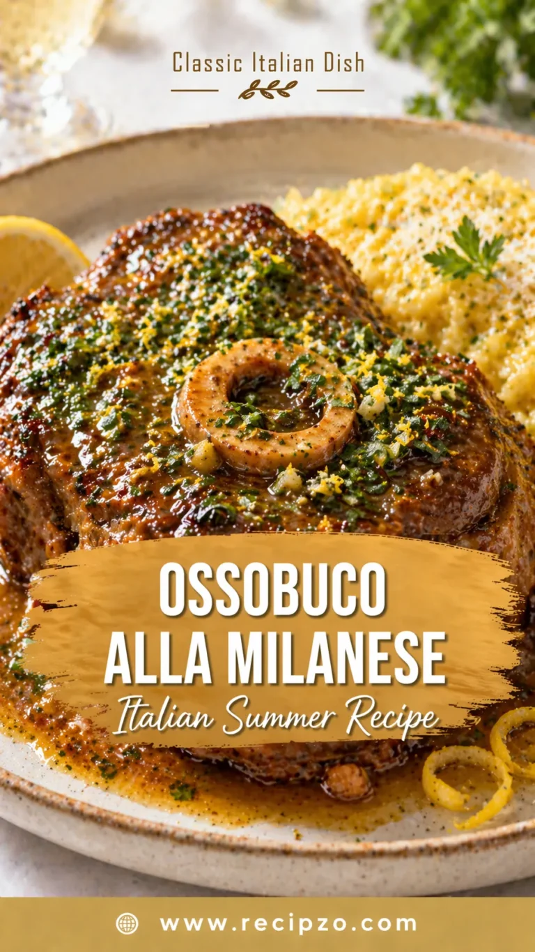 Italian Summer Ossobuco alla Milanese Recipe