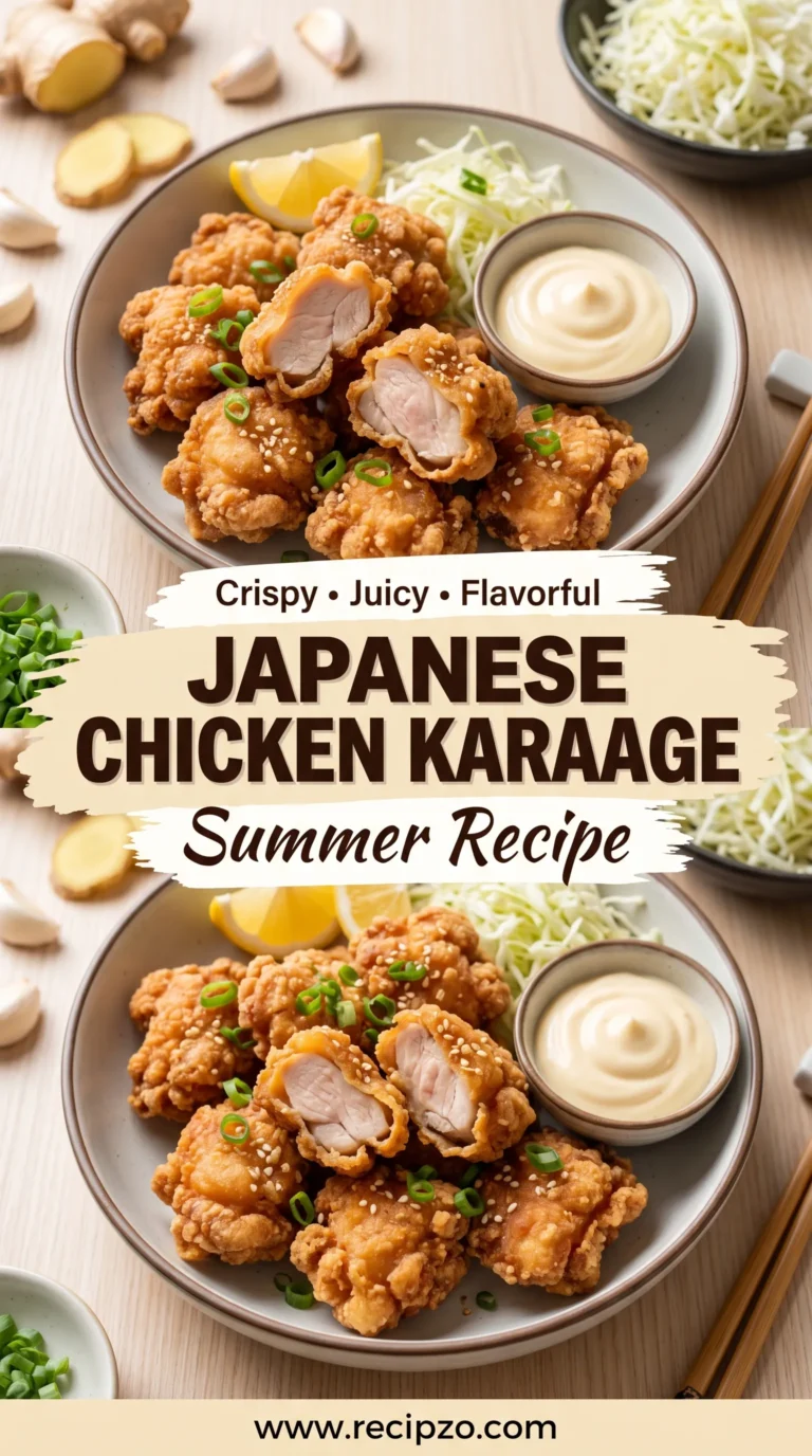 Japanese Fried Chicken Karaage Summer Recipe