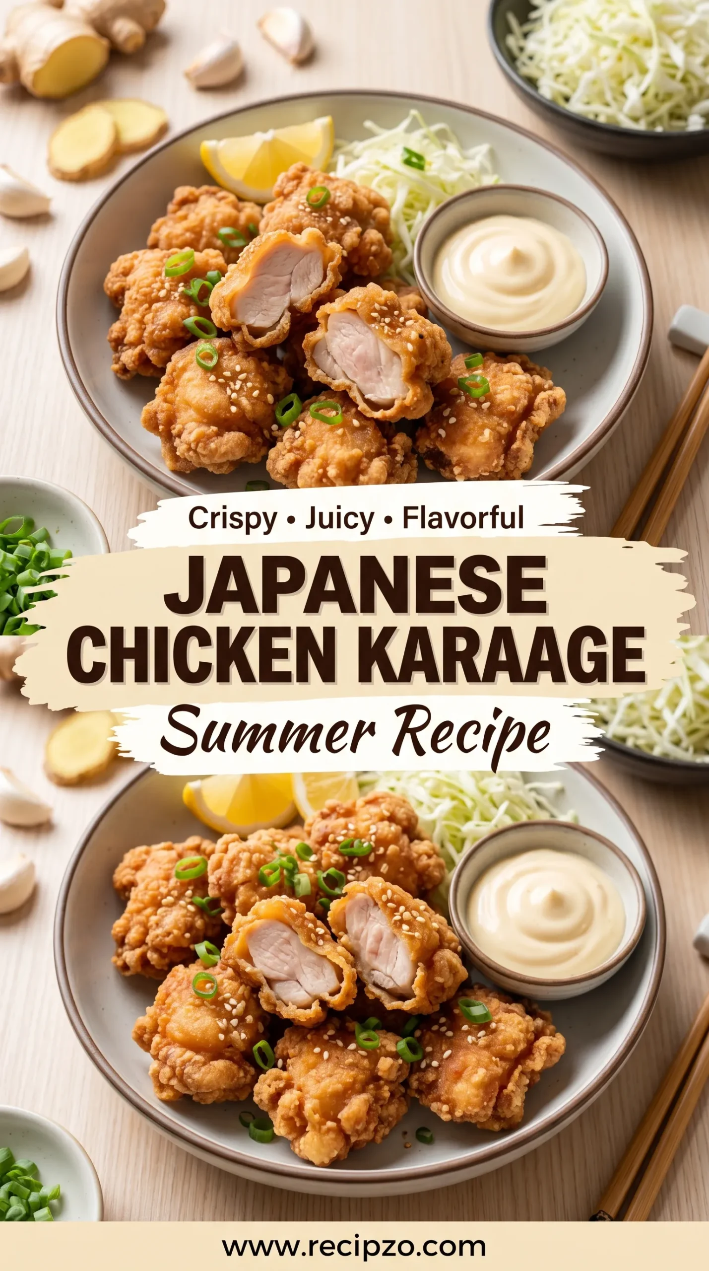 Japanese Fried Chicken Karaage Summer Recipe