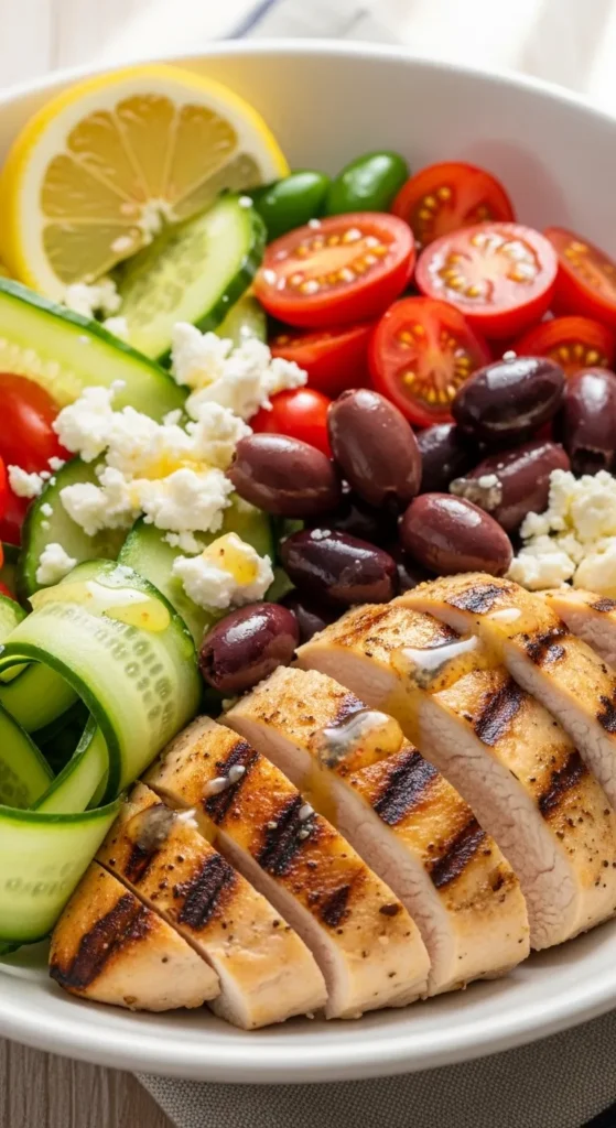 Mediterranean Grilled Chicken Salad
