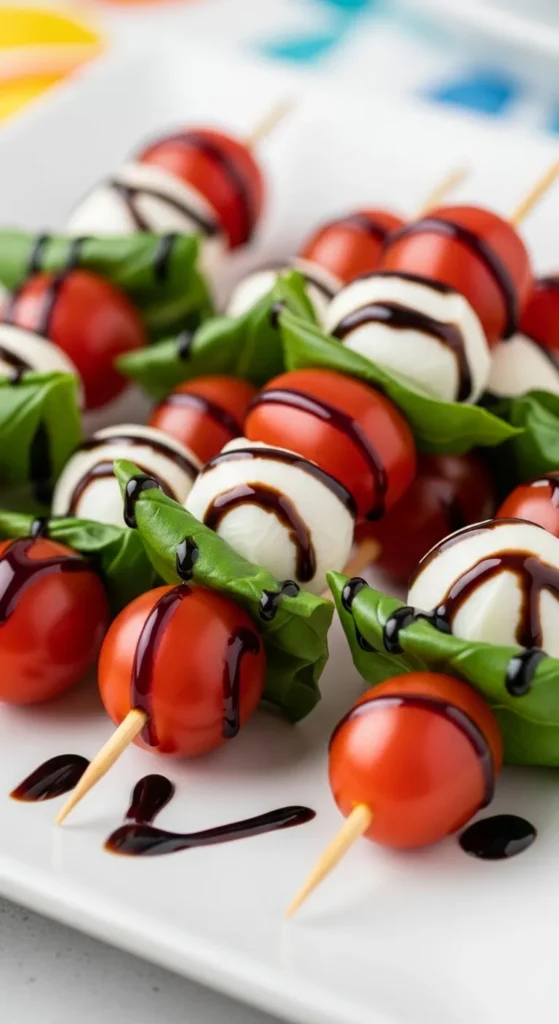 Mini Caprese Skewers