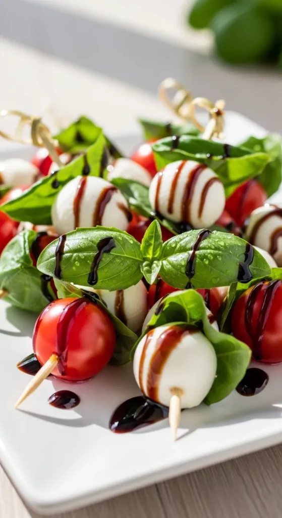 Mini Caprese Skewers